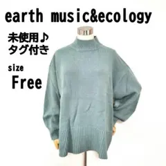 ✨ほぼ新品【F】earth music&ecology ニット ゆったり 可愛い
