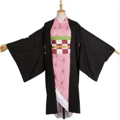 鬼滅の刃 禰豆子 コスプレ 衣装 かつら 一式セット