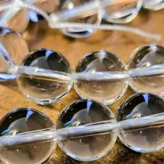 極限品質　究極透明　天然水晶　クリスタル 12mm　連材