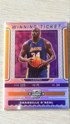 SHAQUILLE O'NEAL WINNING TICKETカード