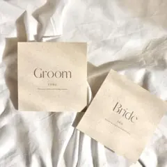 受付サイン 2枚セット ￤ 結婚式 ウエディング つぶつぶ ベージュ 淡色