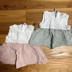 petit main ワンピース 80cm 2色セット