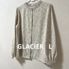 GLACIER 花柄　ブラウス　L