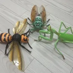 BEETLE リアル BIGサイズ フィギュア カブトムシ スズメバチ 他計6点
