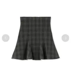 SNIDEL ヘムフレアスカショーパン チェック