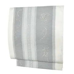夏物 袋帯 正絹 絽 西陣織 中古 白 雪月花 No.ymo0166 夏物 袋帯 正絹 絽 西陣織 中古 白 雪月花 No.ymo0166 - メルカリ