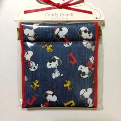 スヌーピー　バネ式　キャンディポーチ　ジョー・クール