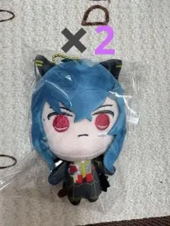 あくねこ 悪魔執事と黒い猫 バスティン まめこっと ぬいぐるみ