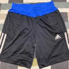 adidas ハーフパンツ 11-12Y 黒/青
