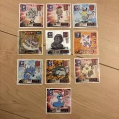 ポケモン最強シール列伝　　10枚セット