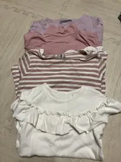 長袖カットソー4枚セット 120-140cm まとめ売り