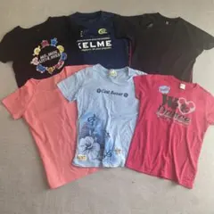 【夏服まとめ売り】レディース キッズ 半袖Tシャツ 150〜M 6枚セットのサムネイル