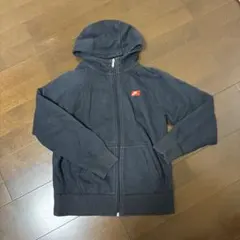 NIKEフード付きパーカー 黒 キッズ