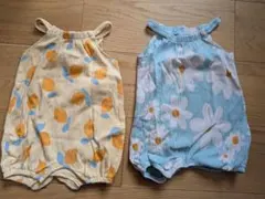 【美品】NEXT baby 3-6ヶ月 ロンパース　2点セット 60cm