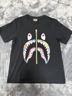 A BATHING APE シャークTシャツ M ブラック