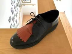 ブリックカラー レザー シューキルト ハンドメイド 革靴アクセサリー 着脱簡単のサムネイル