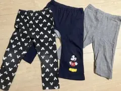 ミッキーズボン、スパッツ95サイズ　3枚