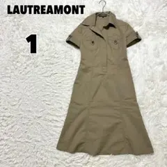 ♥LAUTREAMONT♥ ロートレアモン (1) シャツワンピース サファリ