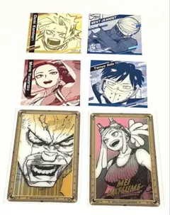 ヒロアカ原画展　スクエアステッカーコレクション 箔押しクリアカード