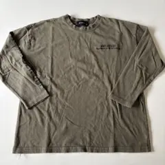 RAT EFFECT 長袖Tシャツ オリーブグリーン