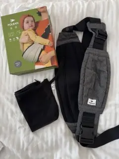 ●未使用に近い●POLBAN GO ヒップシート グレー/メラジングレー