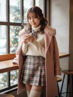 【現品限り！】【AI作成写真L判サイズ】理想の彼女 KAWAII冬の装い