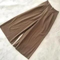 INGNI ハイウエスト ワイドパンツ ブラウン サイズM タック入り