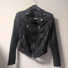 ★最終価格★DIESEL ジョグ ライダース ジャケット レザー風加工 XS