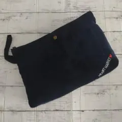 美品☆HEART MARKET☆コーデュロイ ボア裏地 クラッチバッグ