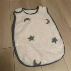 バースデイ　スリーパー 90cm 星と月デザイン　毛布　パイル　スナップボタン