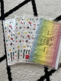 非売品　新品　未開封　ポーチ付きマスク　4セット