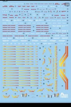 MGEX ストライクフリーダム用水転式デカールのサムネイル