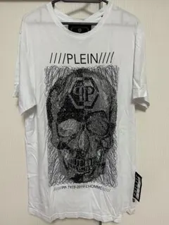 PLEIN スカルプリント Tシャツ
