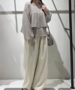 新品 タグ付き　レプシィム 7ゲージキャミドッキングプルオーバー LEPSIM