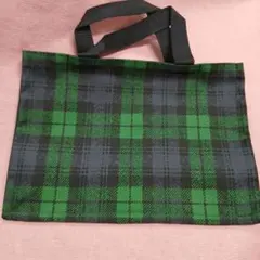 Isetan original square tote bag with bottom plate
