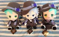 ツイステ　ハンドメイド風ぬいぐるみ　アズール　ジェイド　フロイド　オクタヴィネル