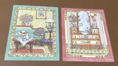 グリーティングカード　2枚セット