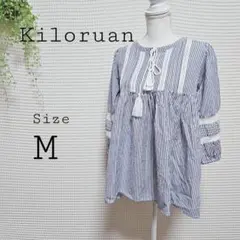 Kiloruan ストライプ チュニック Mサイズ