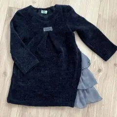 hakka kids ネイビー ワンピース 100