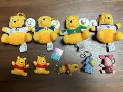 【ディズニー】くまのプーさん＆仲間たち マスコット・キーホルダー セット