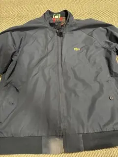 Lacoste ネイビー ジップアップジャケット　英国製