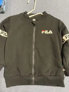 FILA 黒 ジップアップ トレーナー 95cm