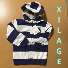 未使用　X-LARGE. KIDS パーカー　リバーシブル　サイズ100