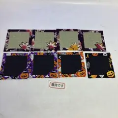 専用です　黒メセキ畳に3種類のハローイン柄4枚と紅葉柄2枚の 計6枚コースター