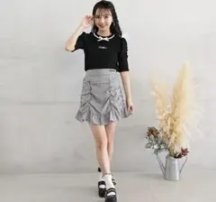 新品タグ付⭐︎PINKHUNT ピンクハント　トップスS 140 ギンガムチェック