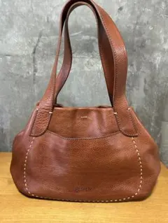 【美品】genten ハンドバッグ　トートバッグ　レザー