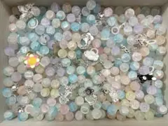 パステルマットビーズとチャームセット 約350ml