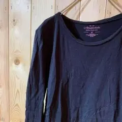 AE2565 AERO POSTALE 長袖Ｔシャツ ブラック レディース Ｌ