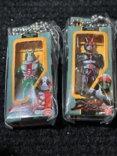 仮面ライダー ソフビパッケージチャーム＆チョコスナック　V3 BLACK