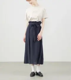 【MACKINTOSHPHILOSOPHY】（新品未使用）リボンギャザースカート